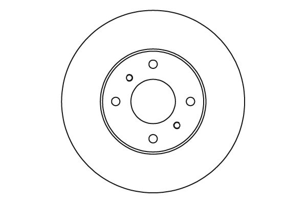 NF PARTS stabdžių diskas NF1699024